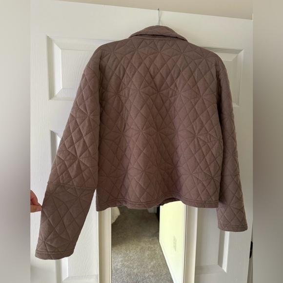 Quilted Women's Jacket in Taupe - Picture 2 of 2